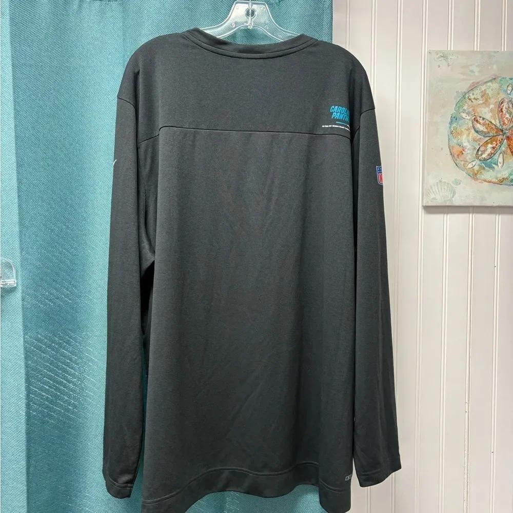 Nike NFL Carolina Panthers “Campen” Long Sleeve Shirt Size 3X